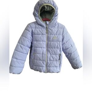 Gerry Girls Lavender Hooded Puffer Winter Coat Size 6